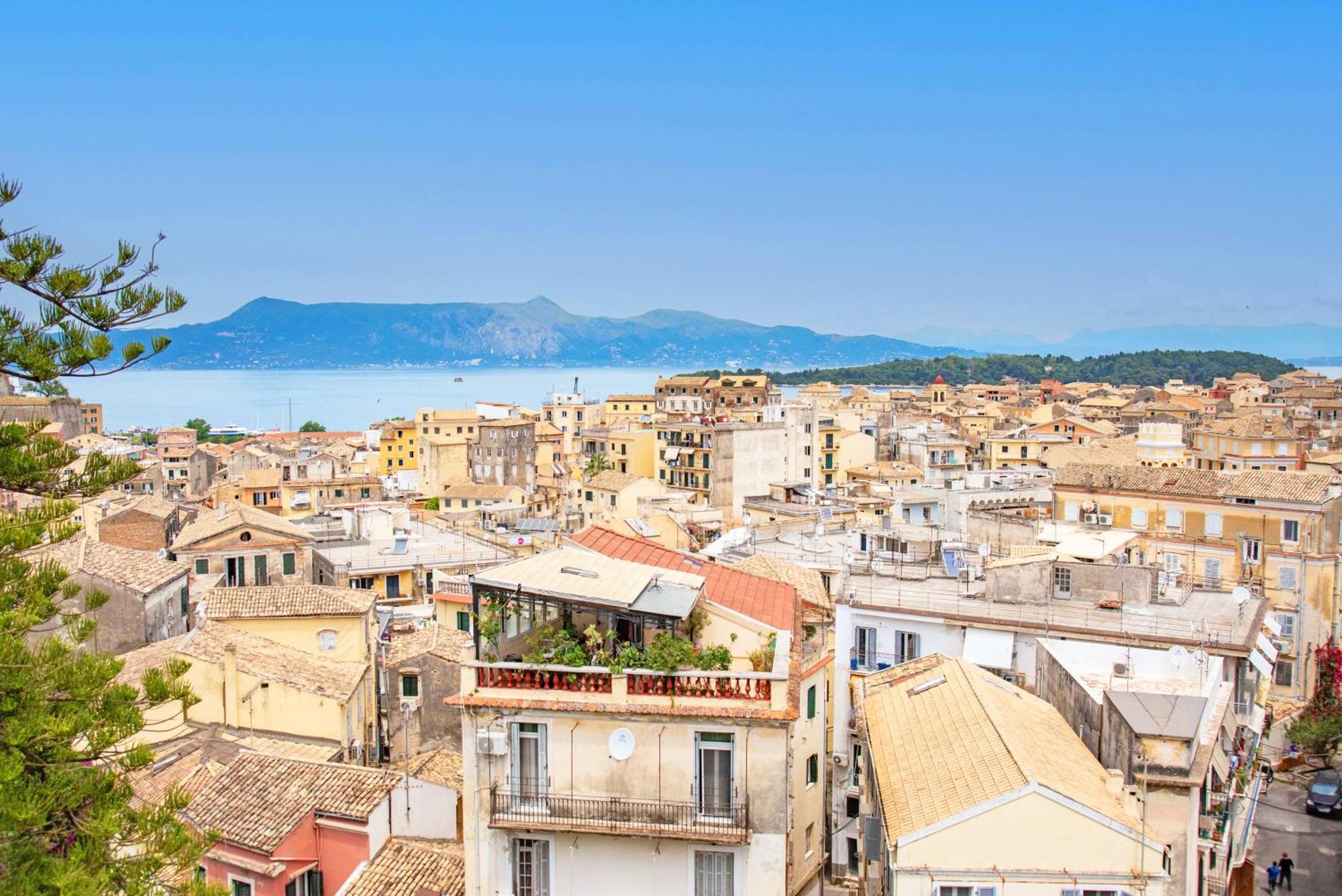 Seaview Serenity Apartment Corfu  Bagian luar foto
